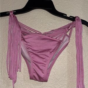Pink Fringe Women's swim suit bottom